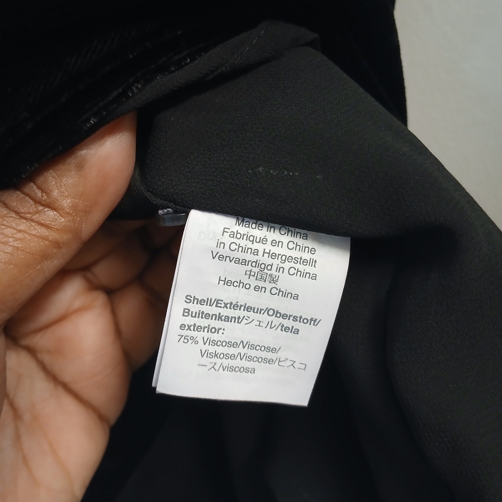 Black Velour Velvet V Neck Cami Tank Top 20 New! J. Crew - Picture 7 of 11